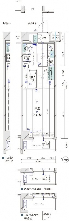 メインステージ上野毛IIの間取り図