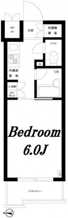 ルーブル蒲田壱番館の間取り図