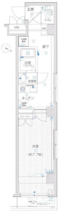 ラ・シード国分寺の間取り図