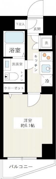 ブライズ高井戸の間取り図