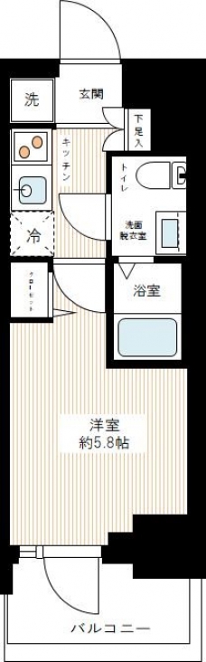 ＡＺＥＳＴ青砥IIの間取り図