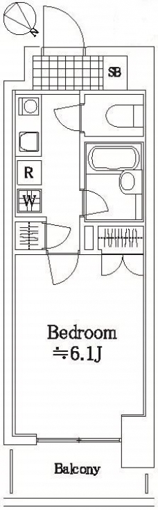 菱和パレス五反田西の間取り図