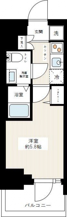 ＡＺＥＳＴ青砥IIの間取り図