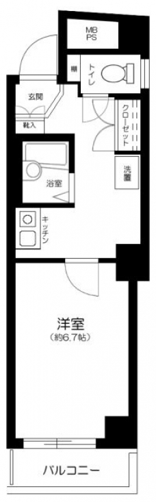 ロイヤルアメニティー巣鴨の間取り図