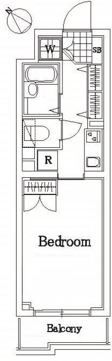 ルーブル上池台壱番館の間取り図