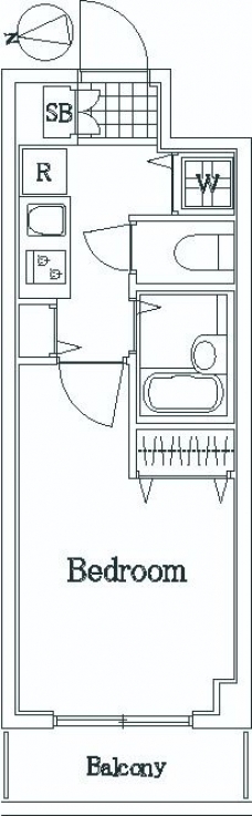 スカイコート大島の間取り図