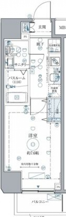 クレヴィスタ西巣鴨の間取り図