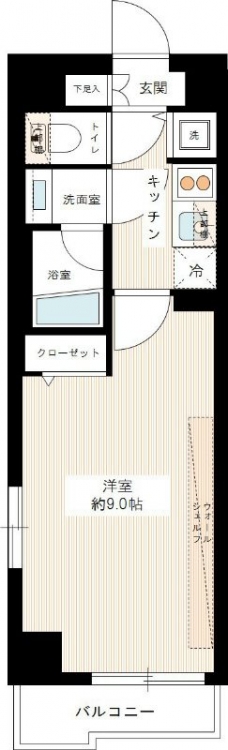 MAXIV赤羽WESTの間取り図