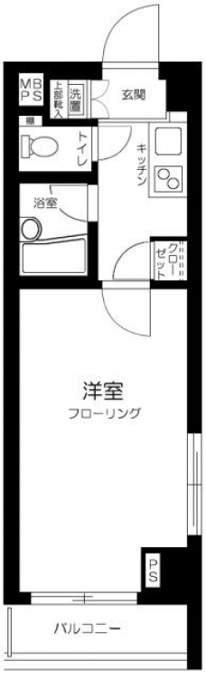 ルーブル学芸大学六番館の間取り図