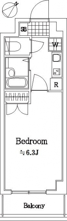 クレアシオン南大塚の間取り図