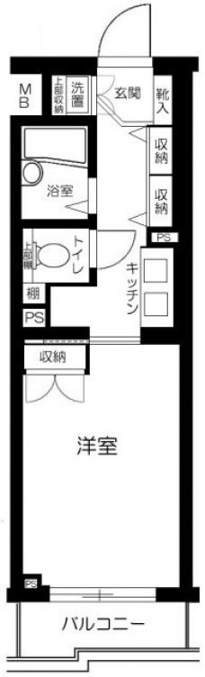 ルーブル上池台壱番館の間取り図