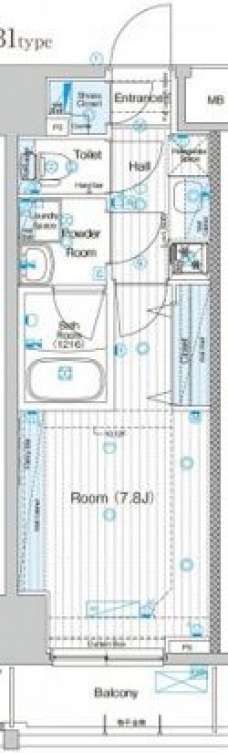 ブライズ板橋クレヴィスタの間取り図