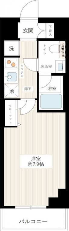 ＨＹ’ｓ ｃｒｅｃｅｒ 清澄白河の間取り図