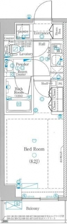 DIPS上板橋の間取り図