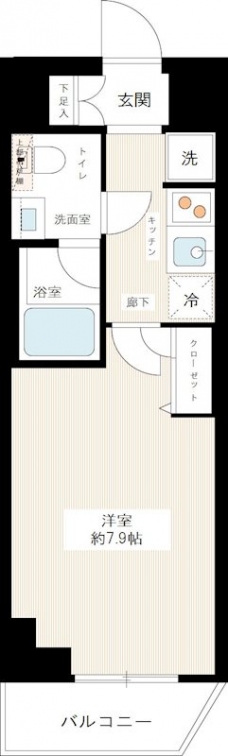 ＨＹ’ｓ ｃｒｅｃｅｒ 清澄白河の間取り図