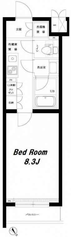 ルーブル駒沢大学参番館の間取り図