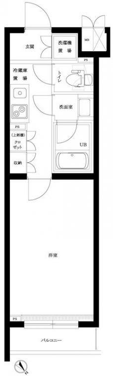 ルーブル駒沢大学参番館の間取り図