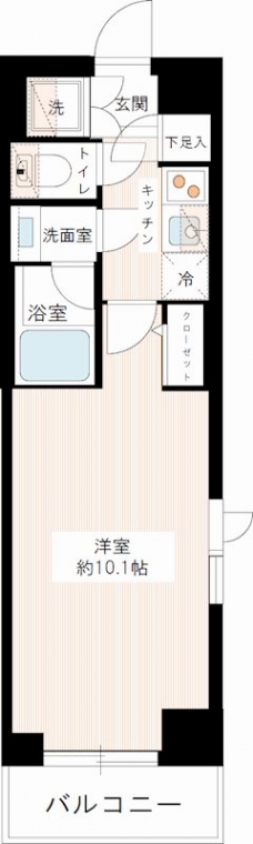 ＭＡＸＩＶ北千住の間取り図