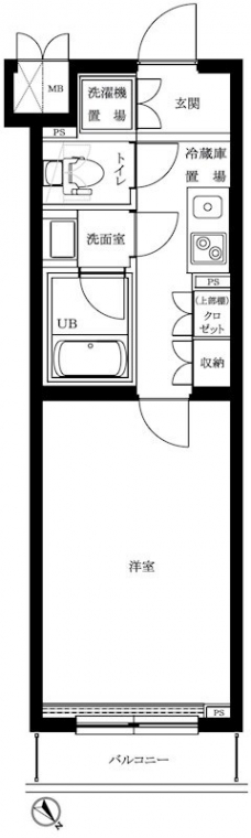 ルーブル駒沢大学参番館の間取り図