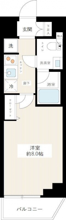 ＨＹ’ｓ ｃｒｅｃｅｒ 清澄白河の間取り図
