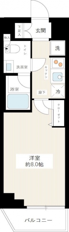 ＨＹ’ｓ ｃｒｅｃｅｒ 清澄白河の間取り図