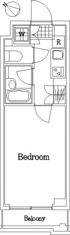 ルーブル中野白鷺の間取り図