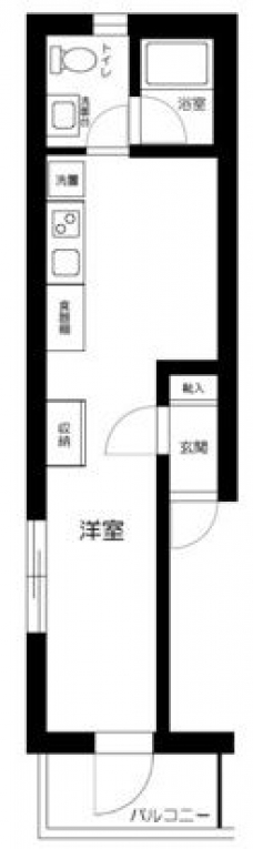 パルゼ東長崎の間取り図
