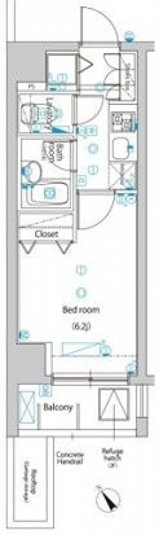 グラントゥルース駒込六義園の間取り図