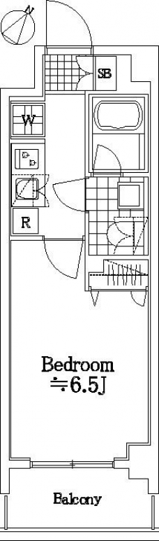 プレール・ドゥーク東京CANALの間取り図