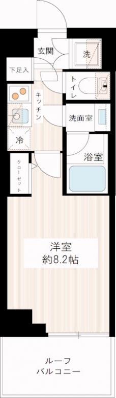 ＭＡＸＩＶ北千住の間取り図