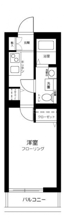 リキュー王子神谷の間取り図