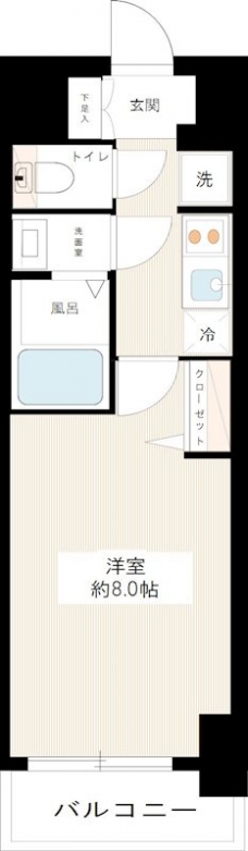 ＭＡＸＩＶ西大島の間取り図