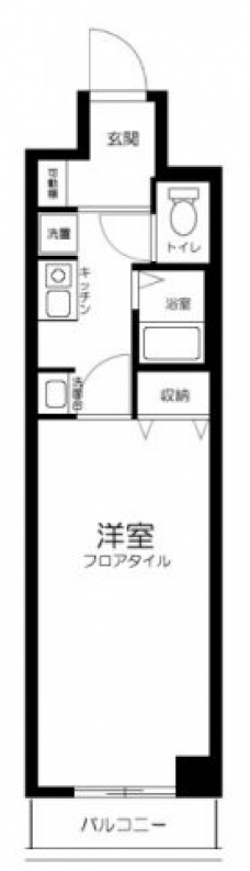 日神プラザ中目黒の間取り図
