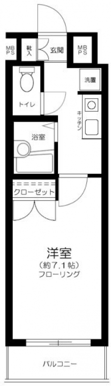 ロイヤルアメニティー白金の間取り図