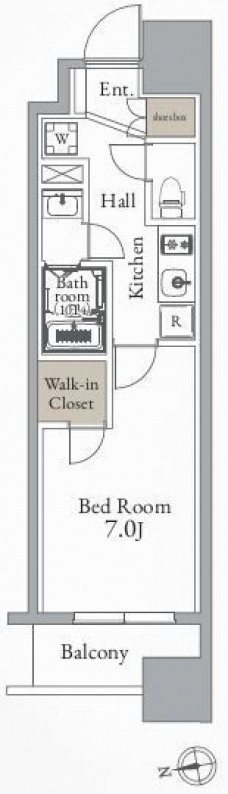 プライマル町屋の間取り図