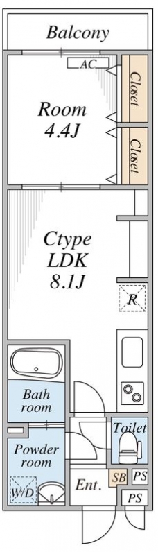 リブリ・エルカーサ亀有の間取り図