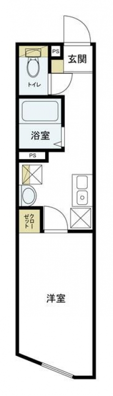 Ａｘｉａ千歳烏山の間取り図