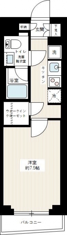 ＡＺＥＳＴ亀戸IIの間取り図