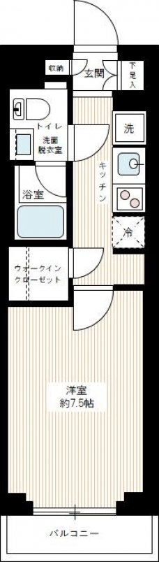 ＡＺＥＳＴ亀戸IIの間取り図