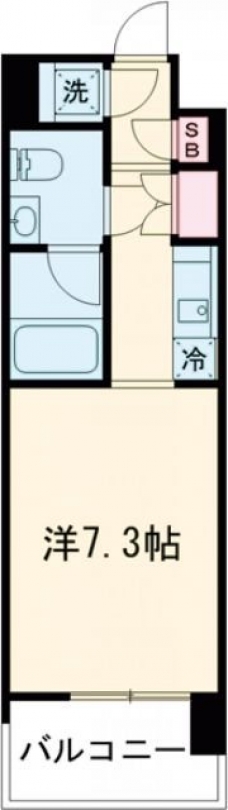 メインステージ大山の間取り図