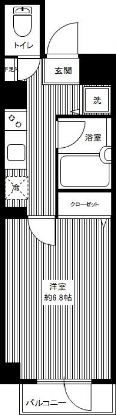ＲＩＳＥＳＴＡＧＥ ＭＡＧＯＭＥの間取り図