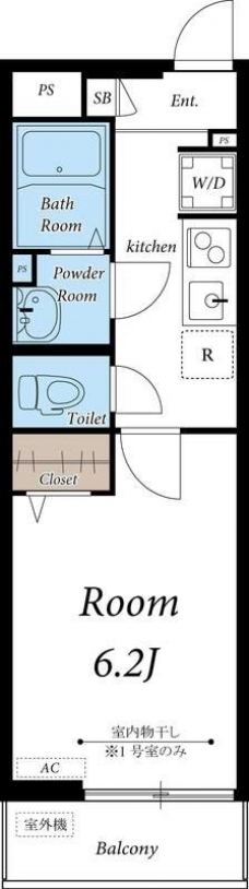 リブリ・テラスの間取り図
