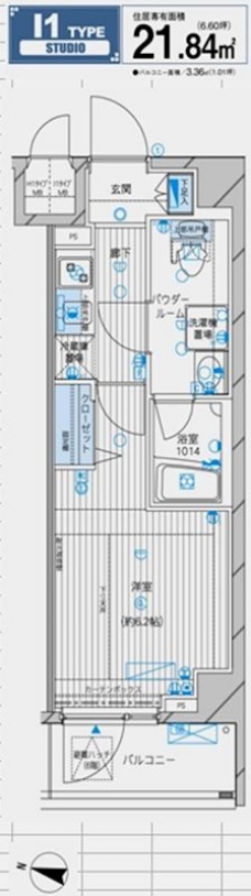 メインステージ高円寺の間取り図