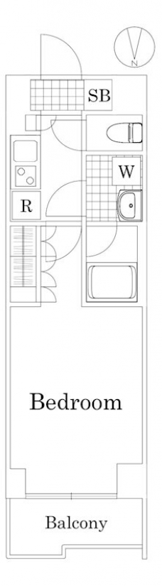 ルーブル高島平の間取り図