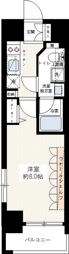 ブライズ亀戸の間取り図