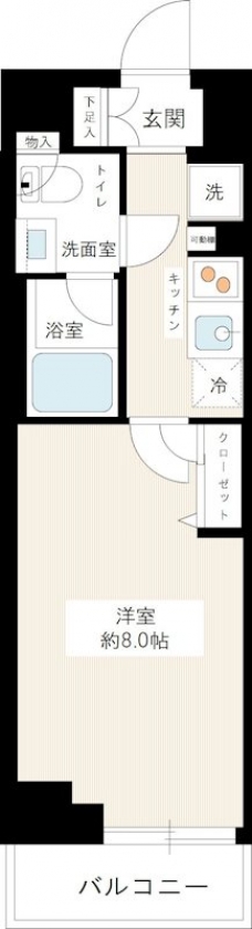 ＨＹ’ｓ ｃｒｅｃｅｒ 清澄白河の間取り図
