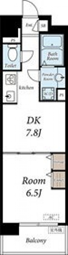 メゾンエクレーレ新宿西戸山の間取り図