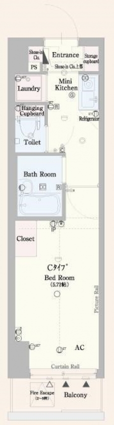 アイフェリーク大森の間取り図