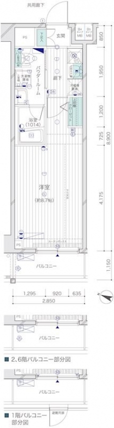メインステージ上野毛IIの間取り図