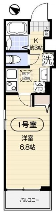 ファインオプト志村の間取り図